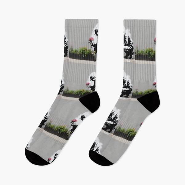 Item preview, bansksy Army Soldier With Flower street art graffiti designed and sold by martin max.