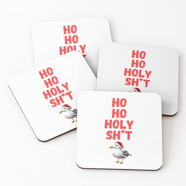 Item preview, Funny Smug Seagull in Christmas Santa Hat designed and sold by gillys.