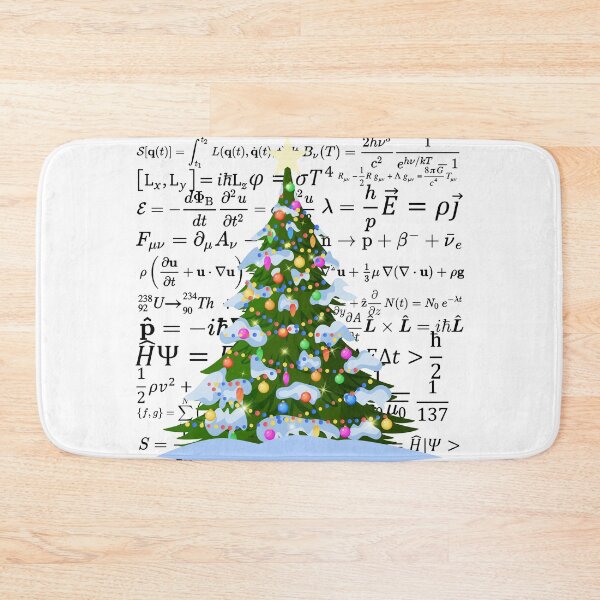 Artikelvorschau, Weihnachtsbaum mit Physik-Vibes, für Physik- und Wissenschaftsliebhaber entworfen und verkauft von NoetherSym.