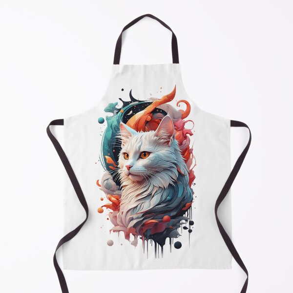 Item preview, Cat with Colorful Design designed and sold by Trendi Kloset.