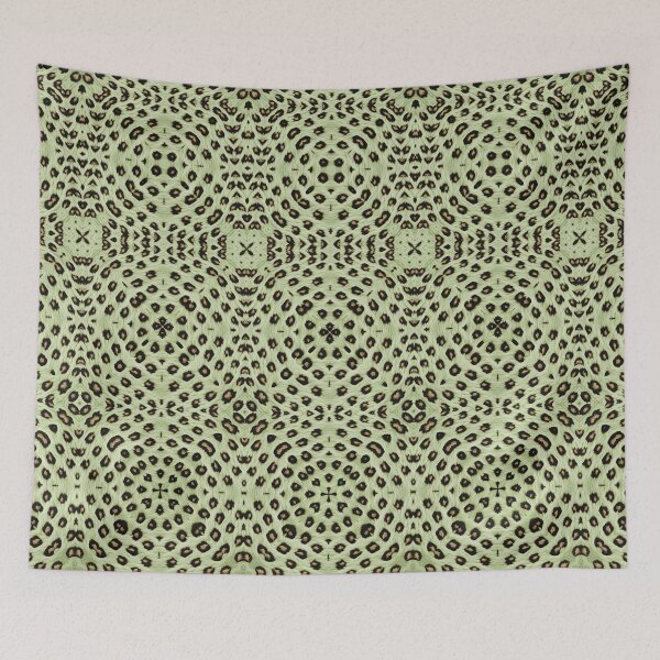 Item preview, Pastel Green Leopard Fur Morph Seamless Pattern designed and sold by Petalandfur.