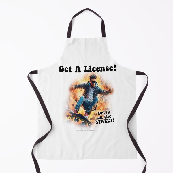 Item preview, Get A License! - Skateboard Guy - For Light Backgrounds designed and sold by The Imagination Source™.