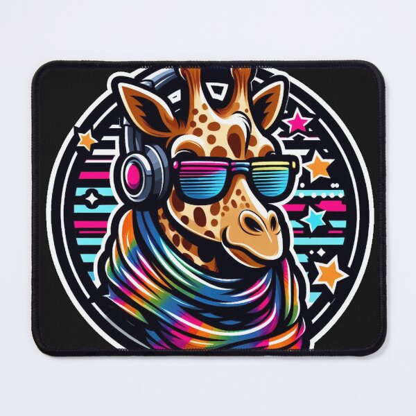 Item preview, giraffe with glasses designed and sold by MiroArtAbstra.