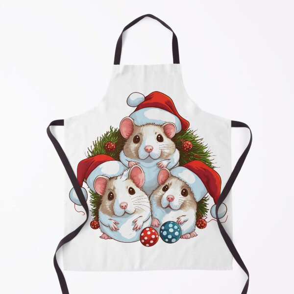 Item preview, Cute Christmas Hamsters designed and sold by Yarnith.