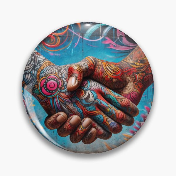 Item preview, Colourful handshake. 2 designed and sold by Arturos31.