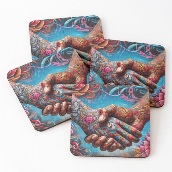 Item preview, Colourful handshake. 2 designed and sold by Arturos31.