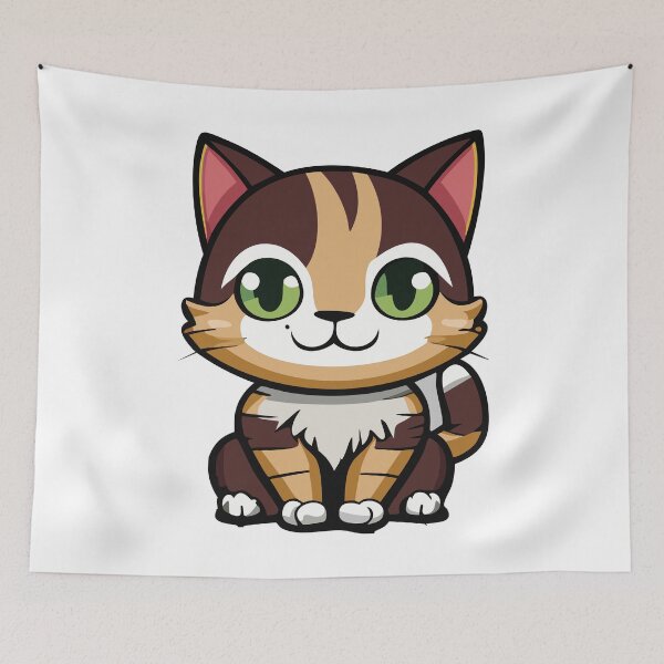 Item preview, tabby cartoon cat designed and sold by omar-alsayed52.