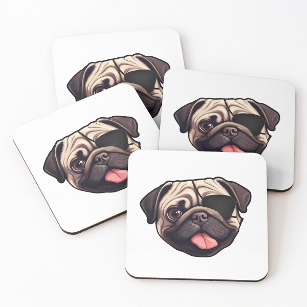 Item preview, Pirate PUG face designed and sold by Le-Graoully.