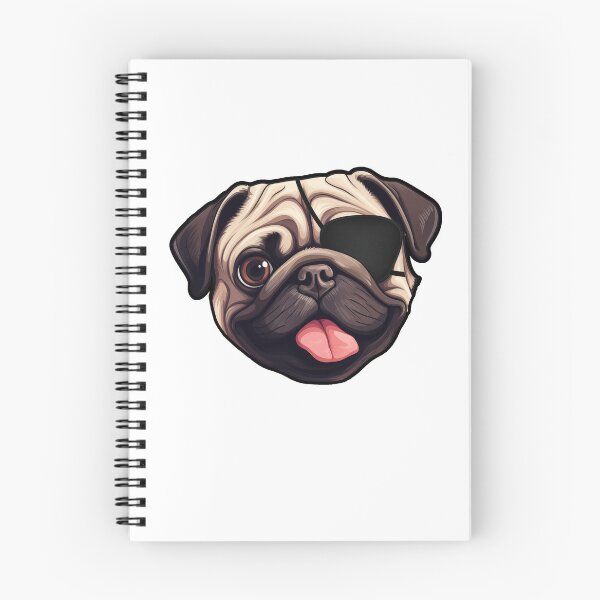 Item preview, Pirate PUG face designed and sold by Le-Graoully.