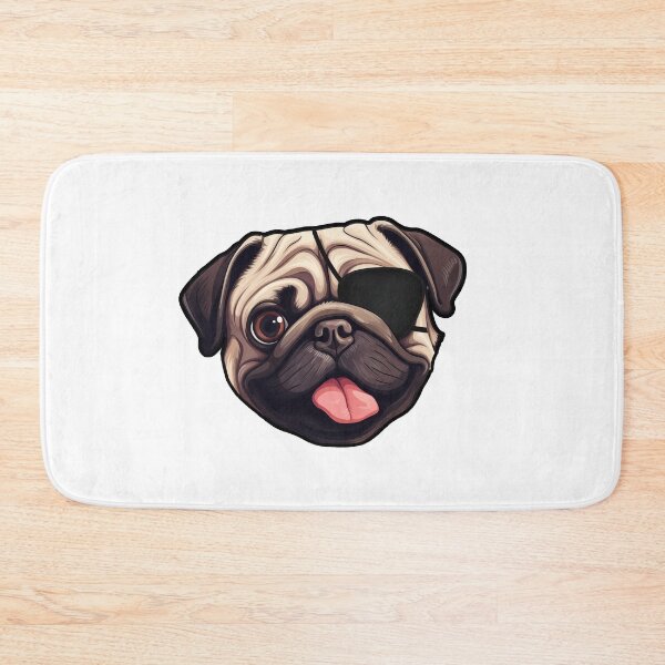 Item preview, Pirate PUG face designed and sold by Le-Graoully.