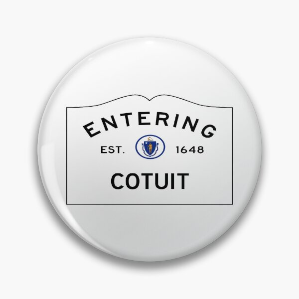 Item preview, Entering Cotuit Road Sign - Cotuit, Massachusetts designed and sold by SouthShorePics.