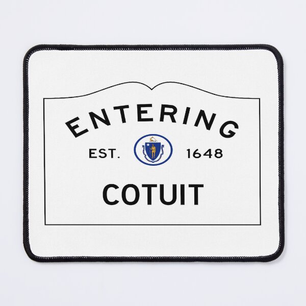 Item preview, Entering Cotuit Road Sign - Cotuit, Massachusetts designed and sold by SouthShorePics.