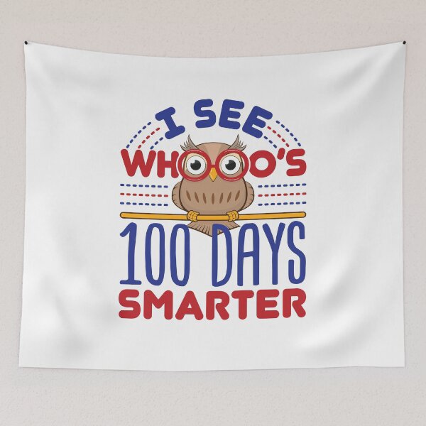 Item preview, 100 Days of School Owl Smarter Teacher designed and sold by jaygo.