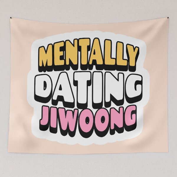 Item preview, Zero base one zb1 mentally dating jiwoong zerose typography | Morcaworks designed and sold by Morcawork.
