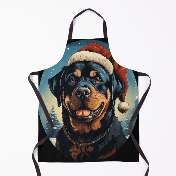 Item preview, Charming Christmas Rottweiler designed and sold by DigitalPrism-Co.