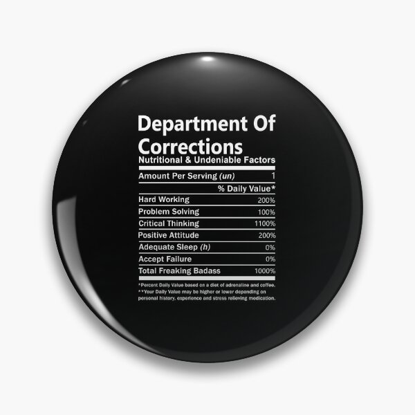 Item preview, Department Of Corrections - Nutritional And Undeniable Factors designed and sold by alphatinost.