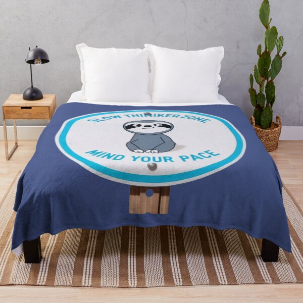 Item preview, Slow thinker zone: A Sloth’s Motto designed and sold by sharon1210.