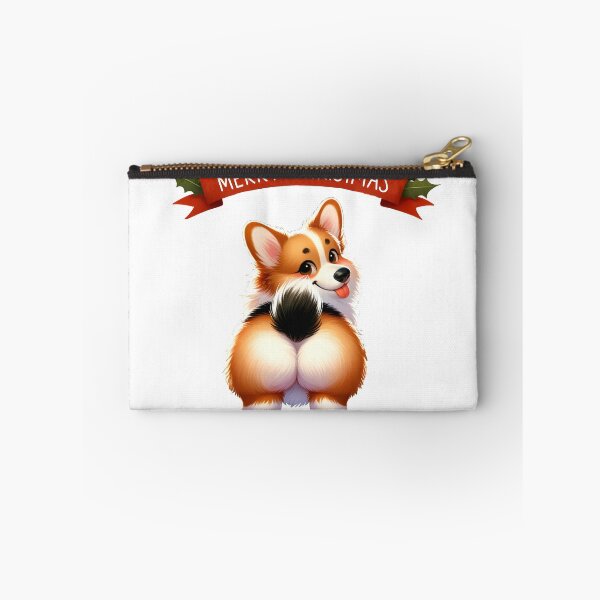 Artikelvorschau, Freche Corgi-Grüße: Ein realistisches Weihnachtszwinkern entworfen und verkauft von EpicPaws.