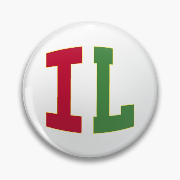 Item preview, Illinois State Abbreviation designed and sold by US States Merch.