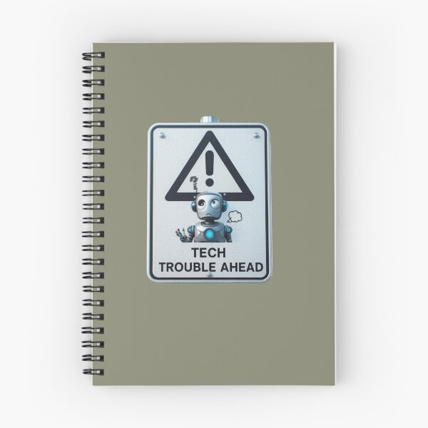 Item preview, Tech Trouble Ahead designed and sold by sharon1210.