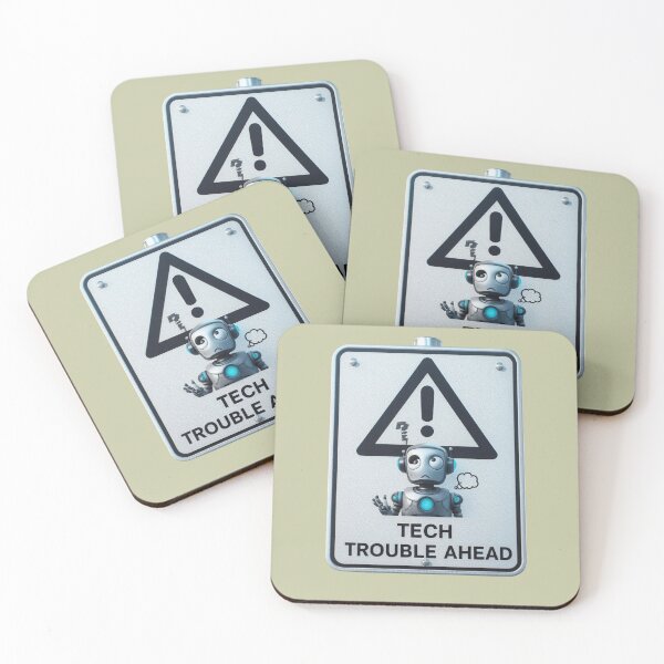 Item preview, Tech Trouble Ahead designed and sold by sharon1210.