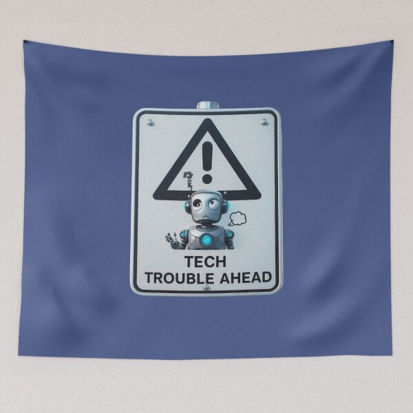 Item preview, Tech Trouble Ahead designed and sold by sharon1210.