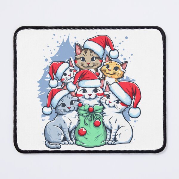 Item preview, Cute Christmas Cats designed and sold by Yarnith.