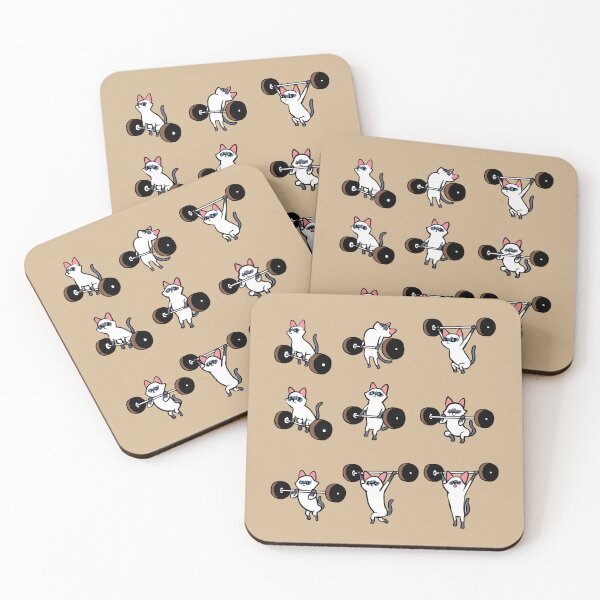 Item preview, Olympic Lifting Siamese Cat designed and sold by Huebucket.