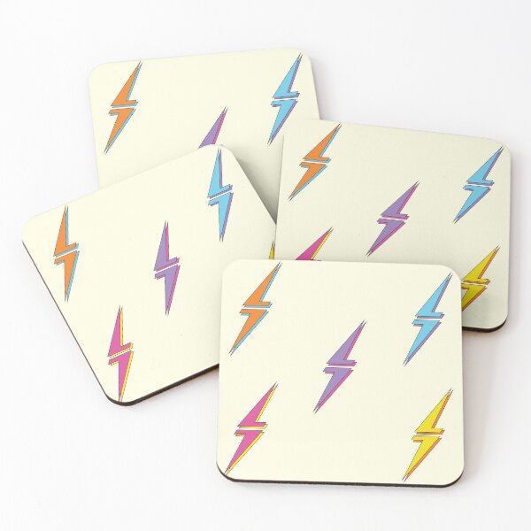 Item preview, colorful lightning bolts -  designed and sold by PurpleLoveStore.