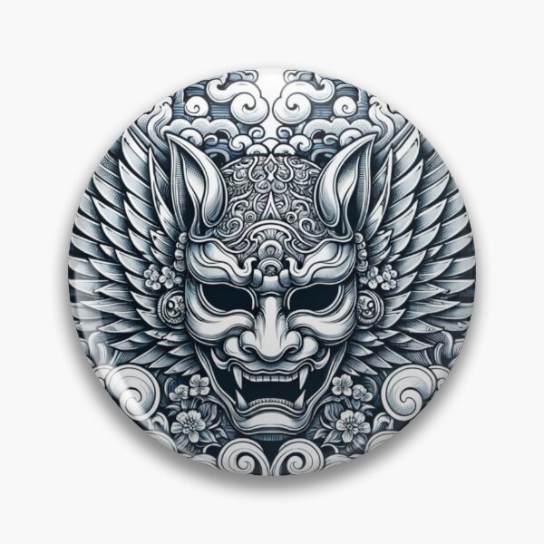 Item preview, Elemental Spirits: Japanese Mask Series designed and sold by OniFeathers.