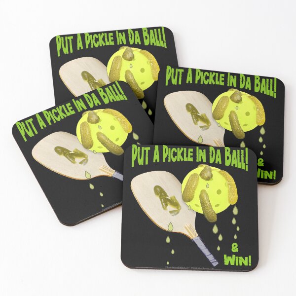 Item preview, Put A Pickle In Da Ball & Win!  -   For Dark Backgrounds designed and sold by The Imagination Source™.