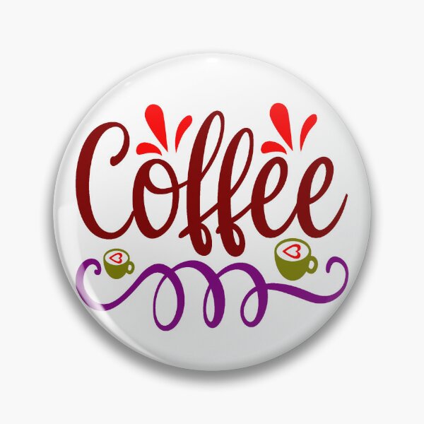 Item preview, Coffee word with mug and hearts designed and sold by adlkh.