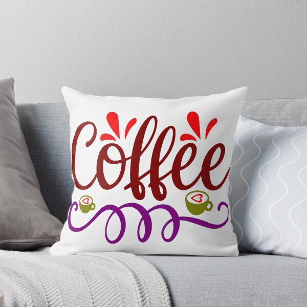 Item preview, Coffee word with mug and hearts designed and sold by adlkh.