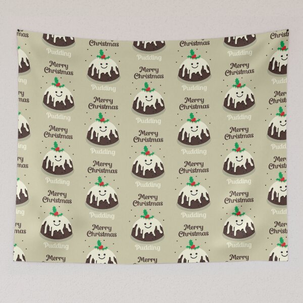 Item preview, Merry Christmas Pudding designed and sold by VicEllisArt.