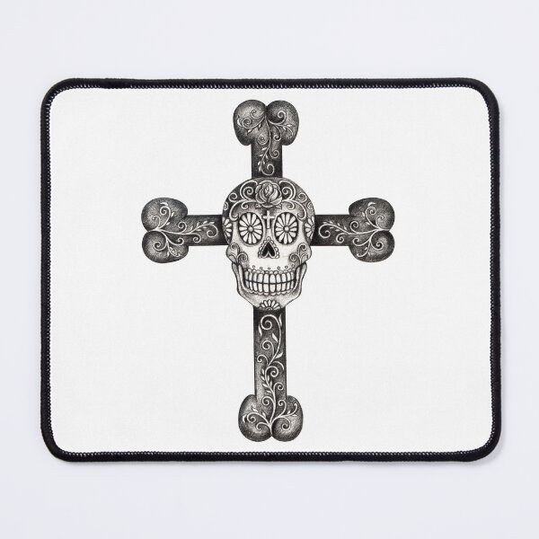 Item preview, Skull and cross bone day of the dead. designed and sold by Jiwsurreal.
