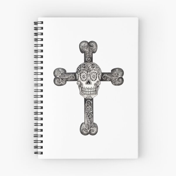 Item preview, Skull and cross bone day of the dead. designed and sold by Jiwsurreal.