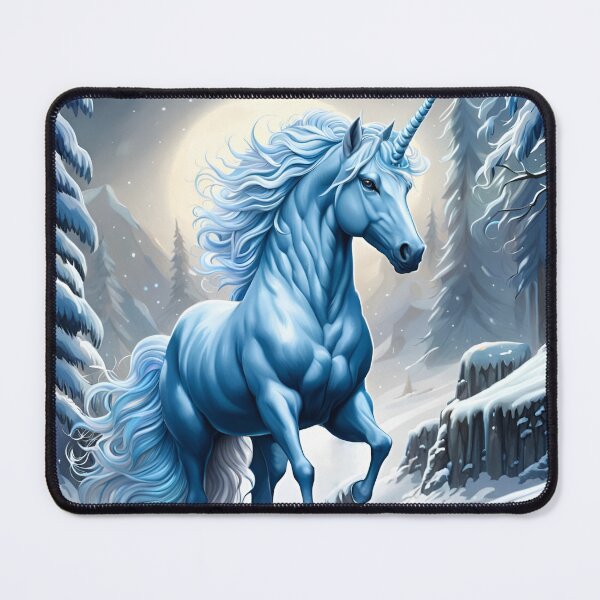 Item preview, Winter Unicorn, Ai Generated Art  designed and sold by ACC .