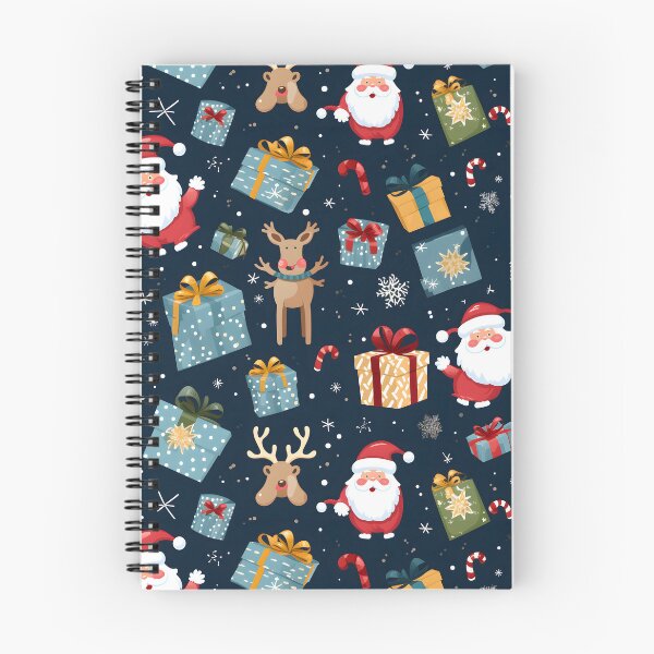 Item preview, Christmas pattern (Santa Claus with Gifts & Reindeer) designed and sold by SeamlessHub4289.
