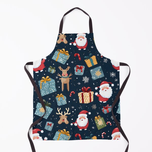 Item preview, Christmas pattern (Santa Claus with Gifts & Reindeer) designed and sold by SeamlessHub4289.