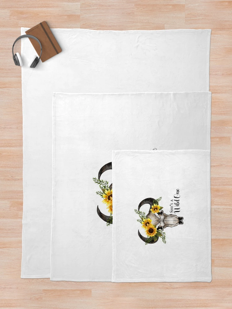 Thumbnail 5 of 6, Throw Blanket, Sunflower designed and sold by ROKANDESIGNART.