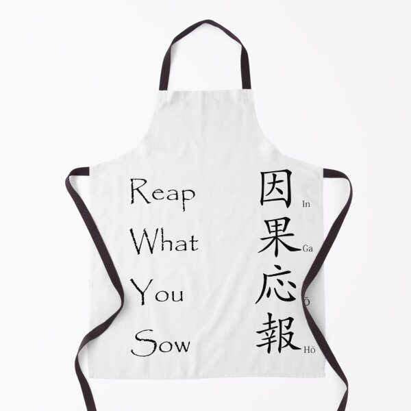 Item preview, Reap What You Sow - Japanese Kanji Saying designed and sold by Matthew Kinnersly.