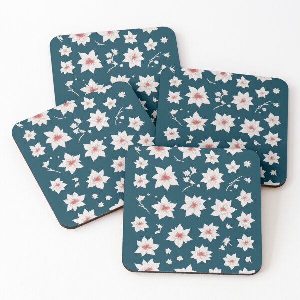 Item preview, Minimalist Poinsettia Pattern 1 designed and sold by xaiartist.
