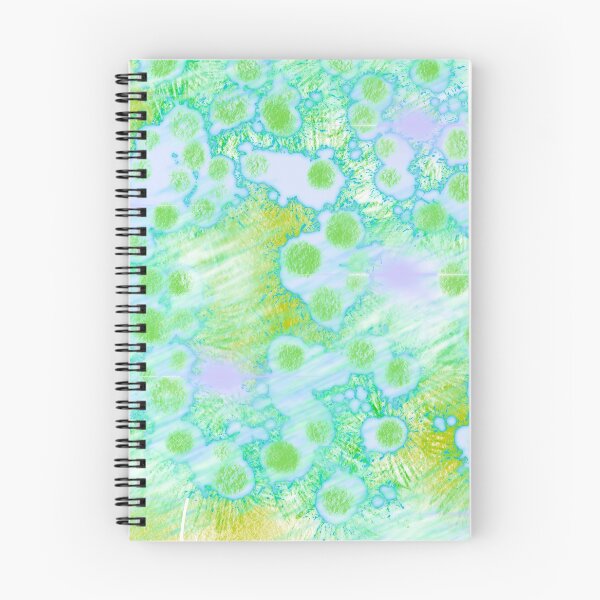 Item preview, Light green dots, light blue splash, lavender bacterium  designed and sold by Florvolcanica.