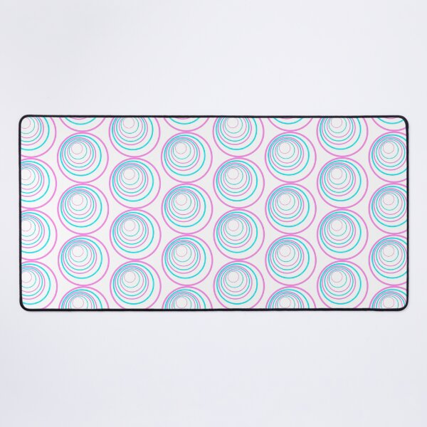 Item preview, Pink and Teal Circle Ilusion designed and sold by faeriestar.