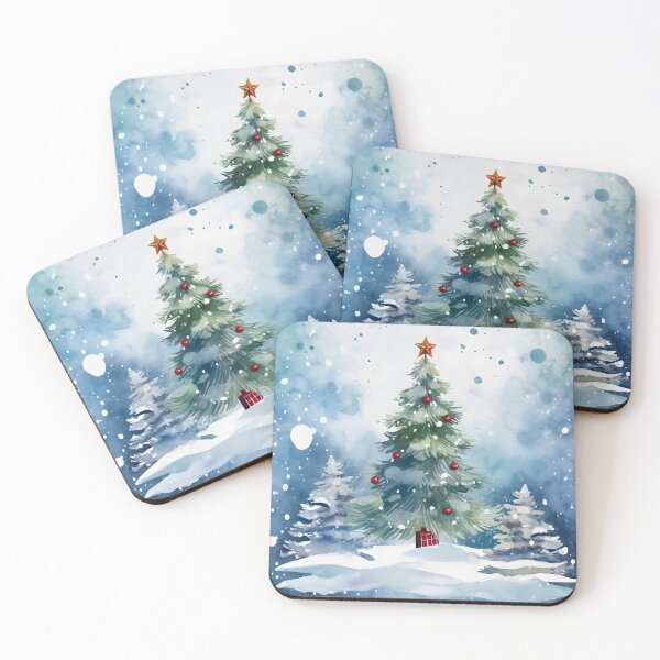 Item preview, Winter Wonderland Christmas Tree Scene. designed and sold by Jittiwat Chunchuawong.