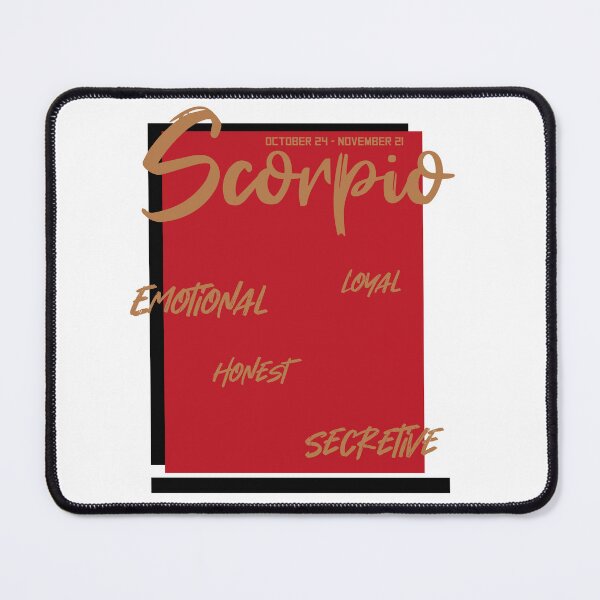 Item preview, Scorpio zodiac sign secretive, loyal, honest and emotional design designed and sold by Mario Cabrera.