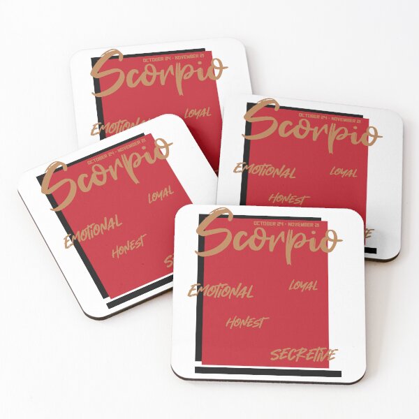 Item preview, Scorpio zodiac sign secretive, loyal, honest and emotional design designed and sold by Mario Cabrera.