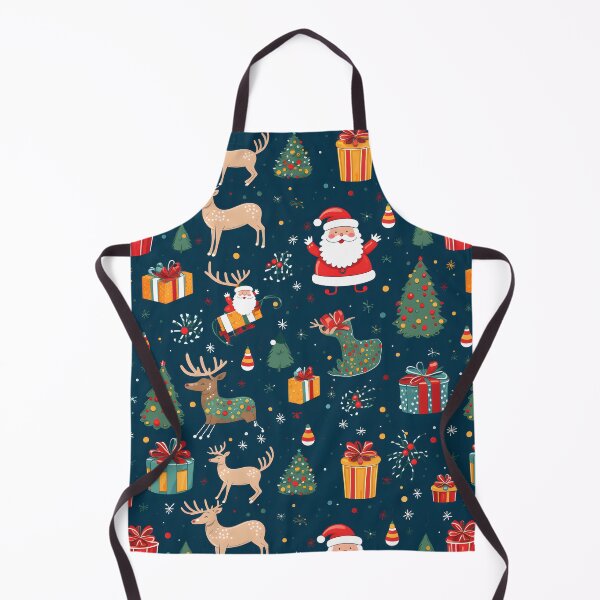 Item preview, Christmas pattern (Santa Claus with Gifts,Reindeer and Christmas Tree) designed and sold by SeamlessHub4289.