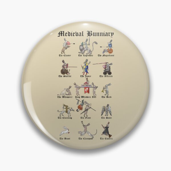 Item preview, Medieval Bunniary (English) designed and sold by MargiKnights.