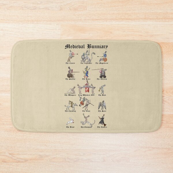 Item preview, Medieval Bunniary (English) designed and sold by MargiKnights.